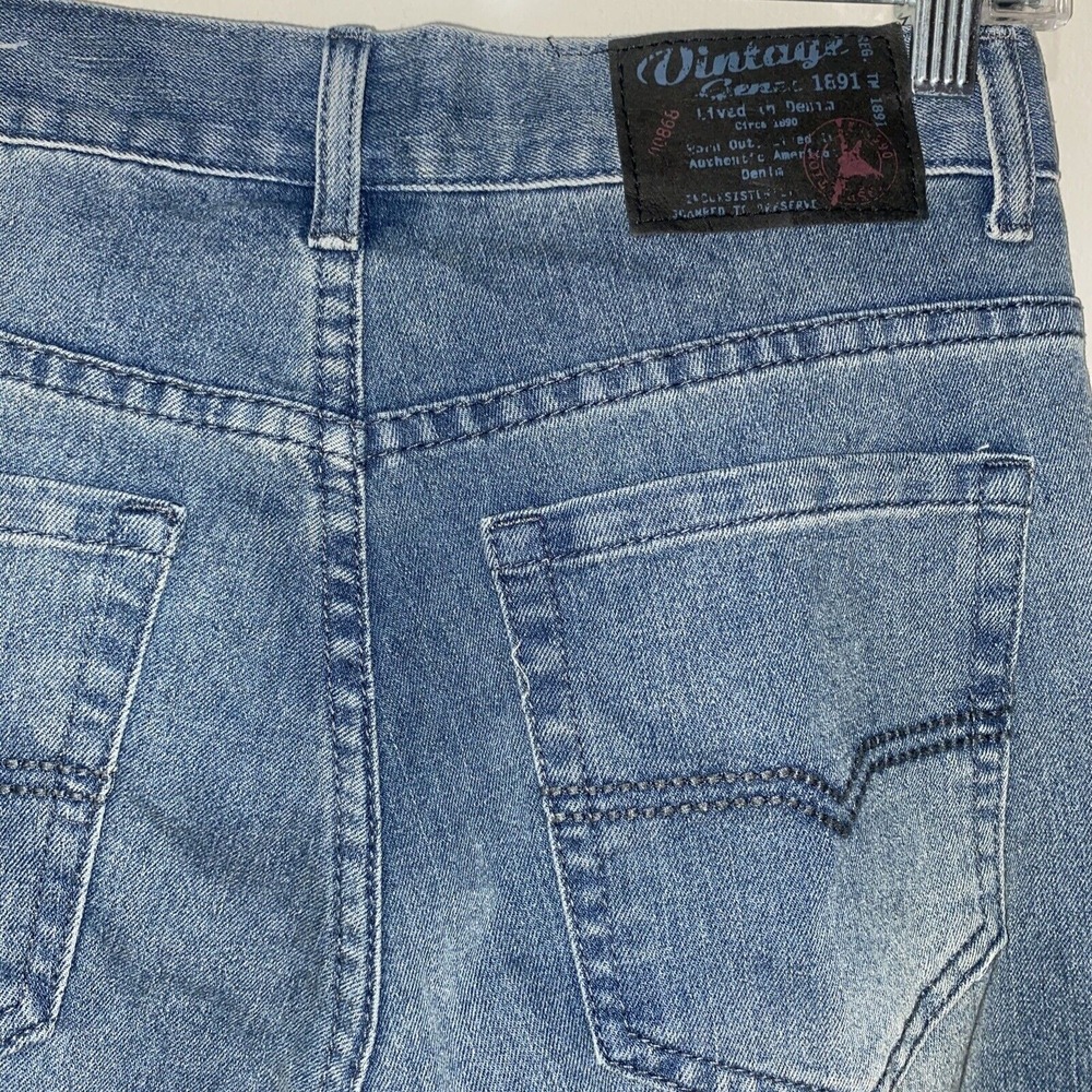 NWT Vintage Genes Lived in Denim Men's Slim Fit Jeans Comfort Stretch, 28x30 - Picture 7 of 12